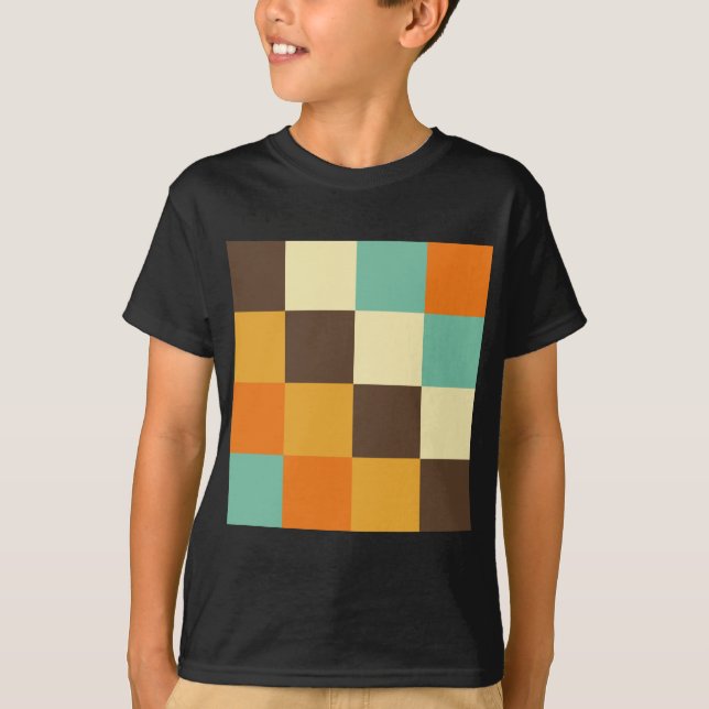 Camiseta Quadrados de cores (Frente)