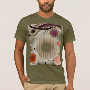 Camiseta Quadrados e círculos abstratos