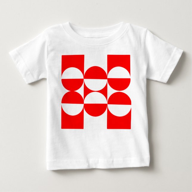 Camiseta Quadrados e Círculos Bauhaus (Frente)