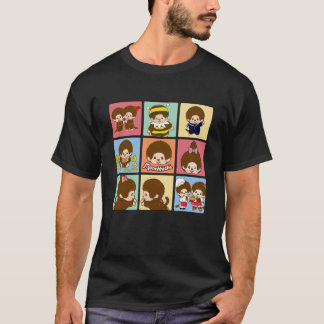 Camiseta Quadrados monchhichi clássico