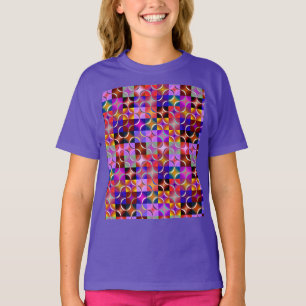 Camiseta Quadrados multicolores geométricos