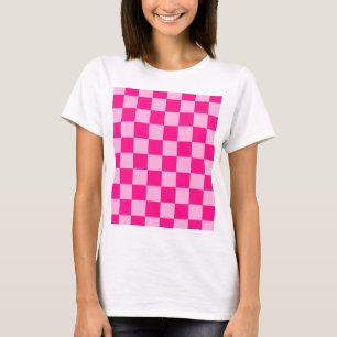 Camiseta Quadrados verificados retrorreflectores geométrico