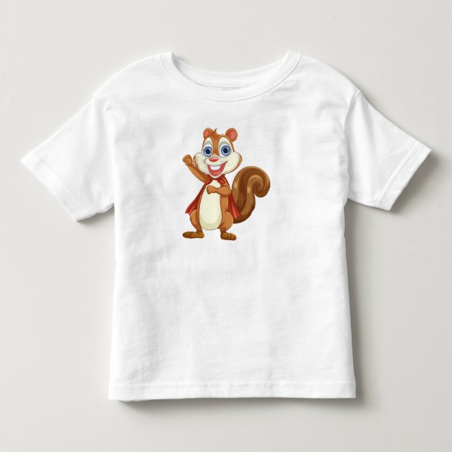Camiseta Quadrícula de desenho adorável Fine Jersey (Frente)