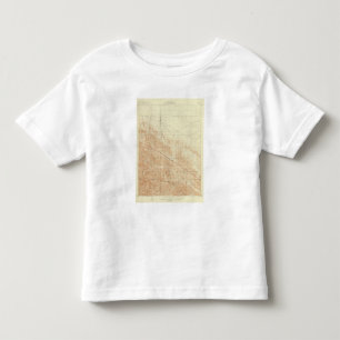 Camiseta Quadrilátero de San Antonio que mostra a falha de