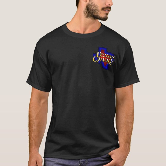 Camiseta Quadriláteros Nanner de Texas - preto (Frente)