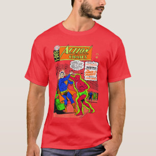 Camiseta Quadrinho do Superman da DC Comics Grande Baú Vint