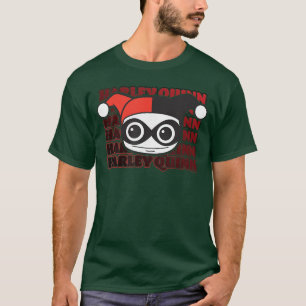 Camiseta Quadrinhos da DC Harley Quinn Chibi Pilha engraçad