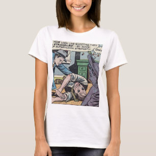 Camiseta Quadrinhos de Horror Vintage dos anos 50 Melhor