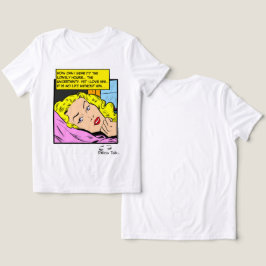 Camiseta Quadrinhos de Romance Retrô para Corações Solitári