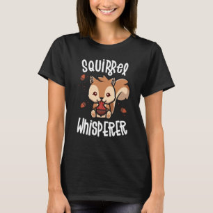 Camiseta Quadrinhos De Sussurro De Esquilo Para Amantes De