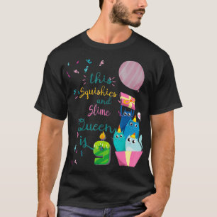 Camiseta Quadrinhos e Slime Rainha 9º Aniversário