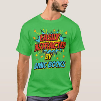 Camiseta Quadrinhos Homens Mulheres Fácilmente Distraídos P