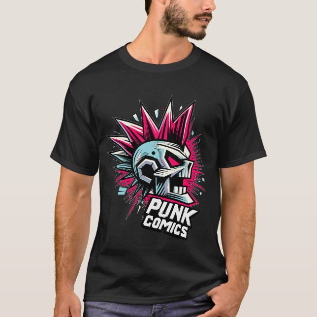 Camiseta Quadrinhos Punk (Frente)