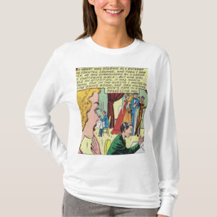 Camiseta Quadrinhos românticos dos anos 50 Melhor presen