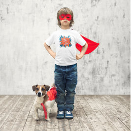 Camiseta Quadrinhos Vermelhos, Brancos e BOOM! do Dia 4 de 