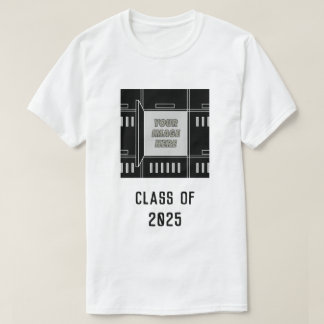Camiseta Quadro de Bloqueador Aberto Personalizável Preto