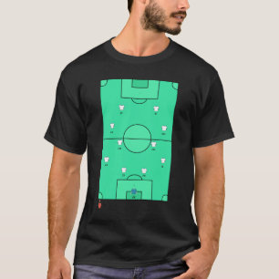Camiseta Quadro de Equipa de Futebol Formação Personalizada