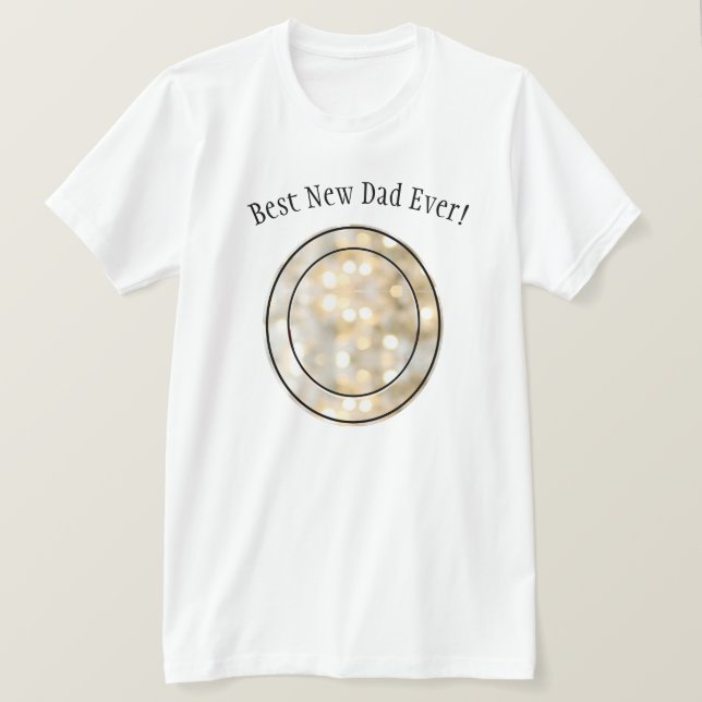 Camiseta Quadro de Fotografias da Família Pai do Melhor Nov (Frente do Design)