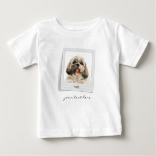 Camiseta Quadro de Fotografias de Aniversário de Feriados