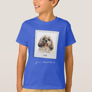 Camiseta Quadro de Fotografias de Aniversário de Feriados