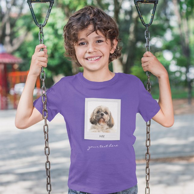 Camiseta Quadro de Fotografias de Aniversário do Pet de Fér (Criador carregado)