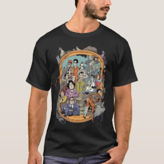 Camiseta Quadro de Imagens do Estilo Tim Burton com Blake