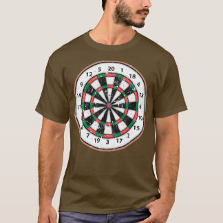 Camiseta Quadro De Olhos De Bullseye Para Um Clube De Jogad