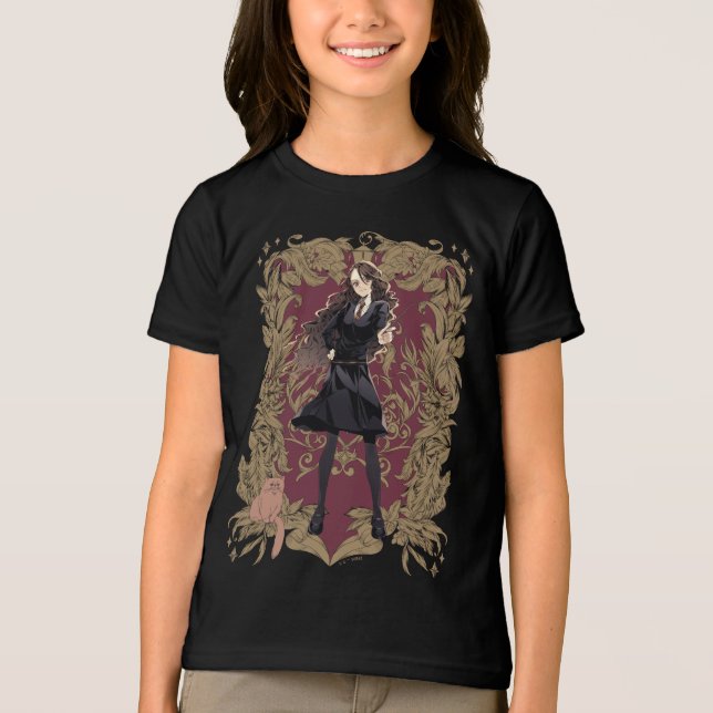 Camiseta Quadro de Ornamentado Hermione Granger (Frente)