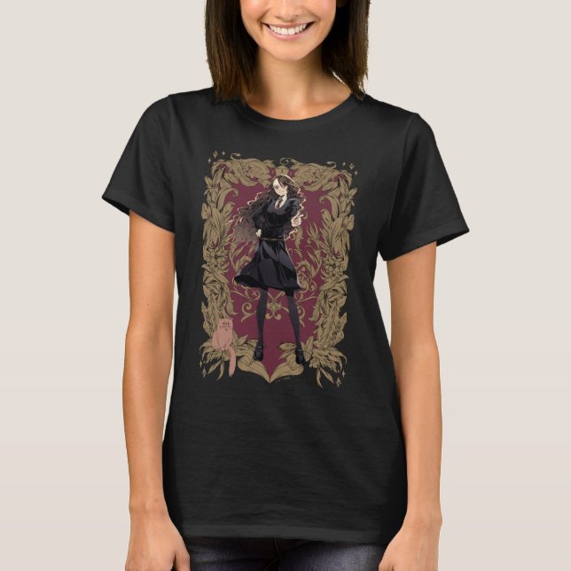 Camiseta Quadro de Ornamentado Hermione Granger (Frente)
