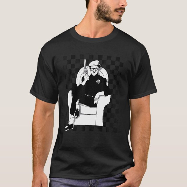 Camiseta Quadro de verificação do Partido Pantera do Histór (Frente)