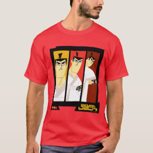 Camiseta Quadro Futurístico do painel triplo do personagem