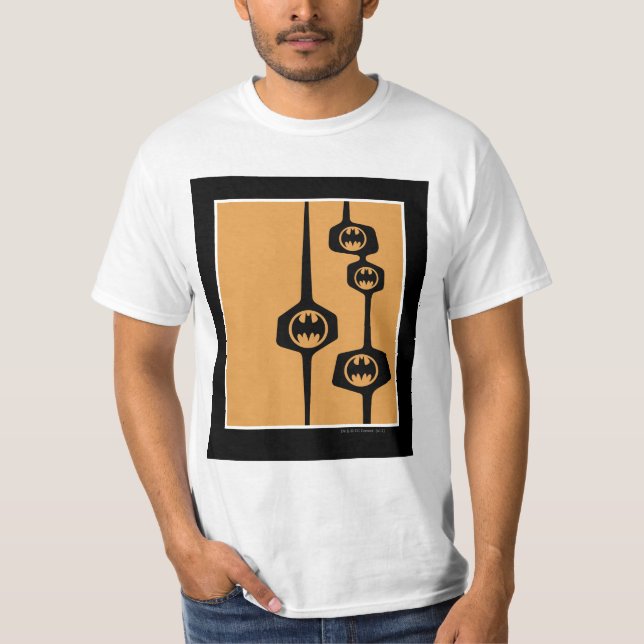 Camiseta Quadro Laranja Negro do Batman (Frente)
