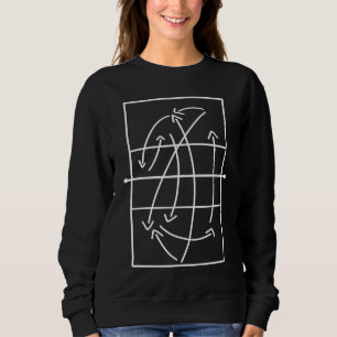 Camiseta Quadro Tático de Treinador Minimalista de Campo de