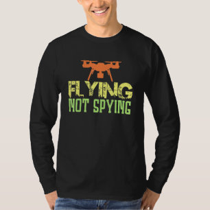 Camiseta Quadrocopter Spy Fly Não Espie Drone Fpv
