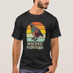 Camiseta Quail Bird Species Ornamental Quail Farmer