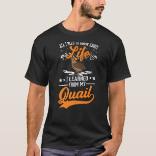 Camiseta Quail Quail Breeder Farmer