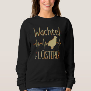 Camiseta Quail Whisperer Dizendo Vintage Dwarf Quails