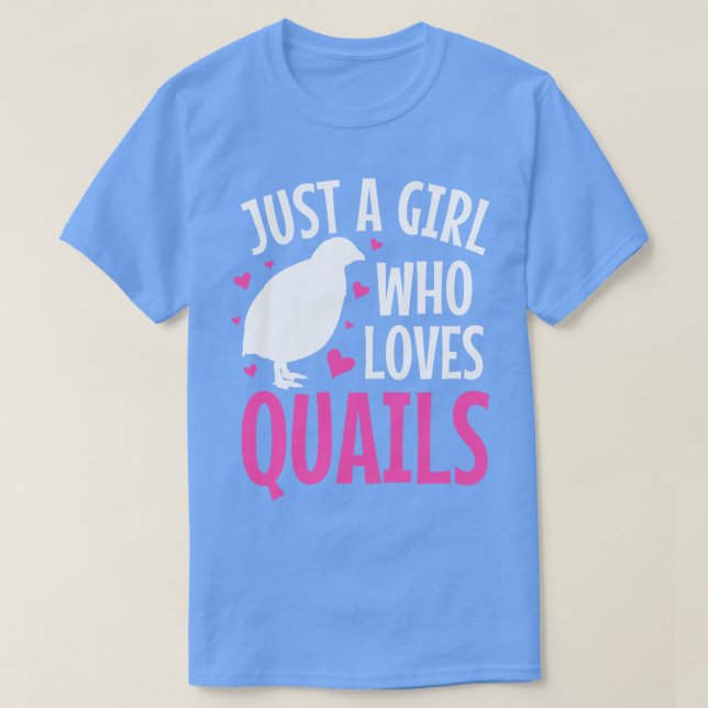Camiseta Quails Quail Lover 2 (Frente do Design)