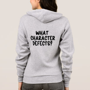 Camiseta Quais Defeitos de Caráter? – Presente Divertido de