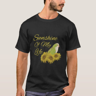 Camiseta Quaker Parrot Green Monge Parakeet Sunshine Sunflo