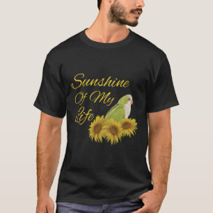 Camiseta Quaker Parrot Green Monge Parakeet Sunshine Sunflo