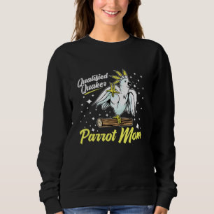 Camiseta Quaker Parrot Mãe Qualificada Para Pássaros