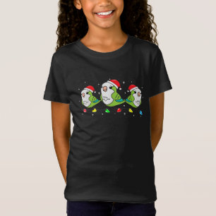 Camiseta Quaker Parrot Pird Noite De Natal Engraçado Pet X