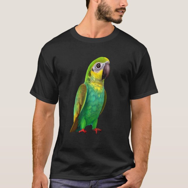 Camiseta Quaker Parrots bird animais aspas de animais de es (Frente)