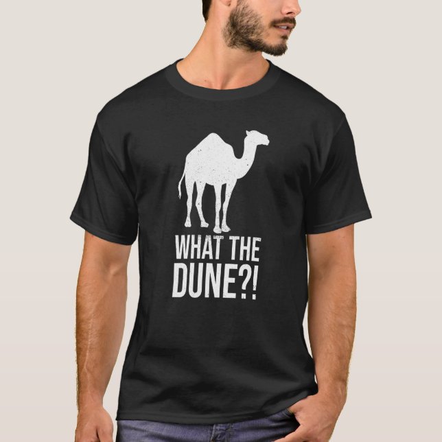 Camiseta Qual é a Piada do Dune para um Fã de Camelo (Frente)