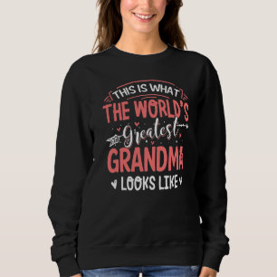Camiseta Qual é o aspecto da maior vovó do mundo como mães