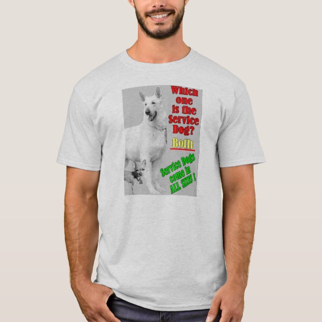 Camiseta Qual é o cão do serviço? (Frente)