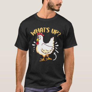 Camiseta Qual é o Galo de Tras Piadas de Frango