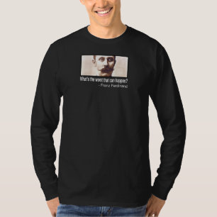 Camiseta Qual é o Pior Que Pode Acontecer Franz Ferdinand