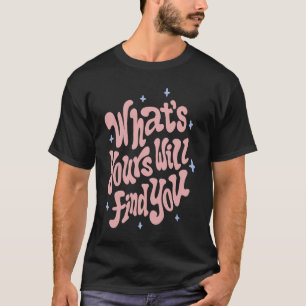 Camiseta Qual é o seu caso, achará Legal Retro Karma Posit